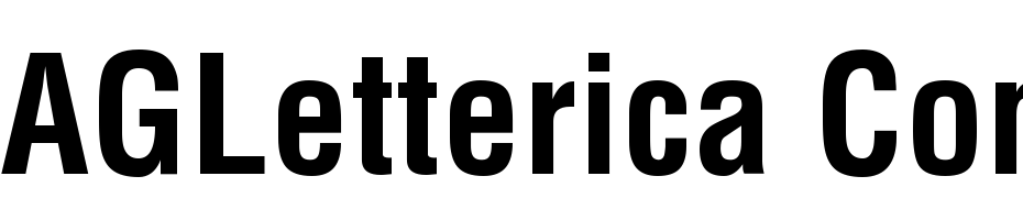AGLetterica Condensed Bold Font Download Free